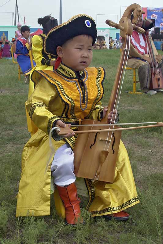 Girl with Morin Khuur